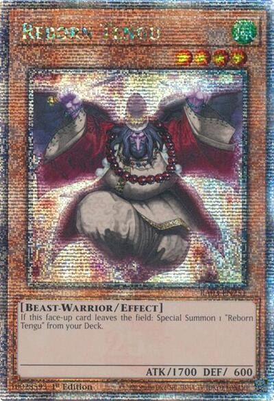 Reborn Tengu (Quarter Century Secret Rare) (RA03) #RA03-EN251 Quarter Century Secret Rare (1st Edition Near Mint) Quarter Century Bonanza YuGiOh: 2024