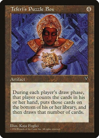 Teferi's Puzzle Box (VIS) #156 Rare Visions Magic: The Gathering: 1997