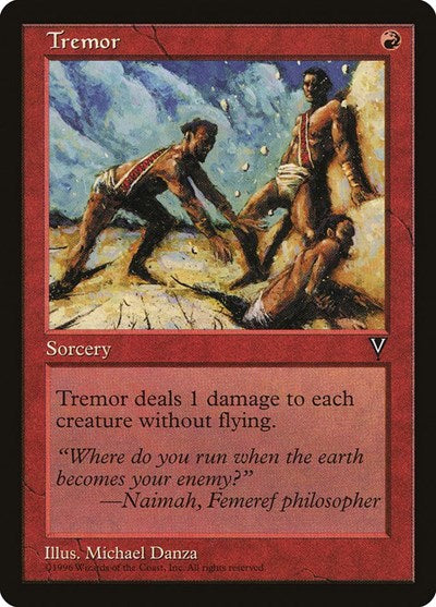Tremor (VIS) #99 Common (Lightly Played) Visions Magic: 1997
