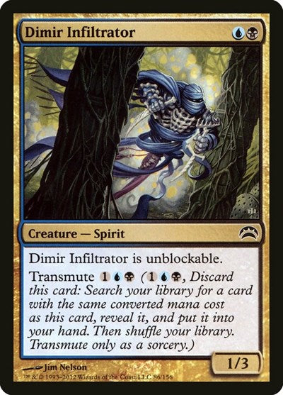 Dimir Infiltrator (PC2) #86 Common (Lightly Played) Planechase 2012 Magic: The Gathering: 2012