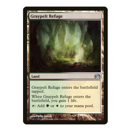 Graypelt Refuge (PC2) #118 Uncommon (Moderately Played) Planechase 2012 Magic: The Gathering: 2012
