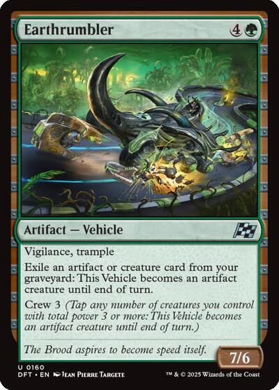 2025 Magic: Aetherdrift (DFT) - Earthrumbler (#160, Uncommon)