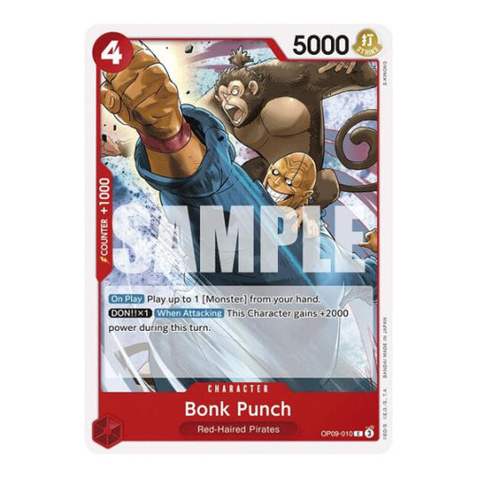 Bonk Punch (OP09) #OP09-010 Common (Near Mint) Emperors in the New World One Piece Card Game: 2024