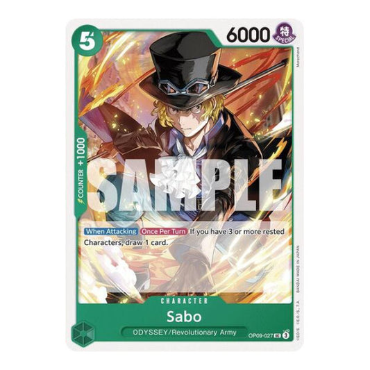 Sabo (027) (OP09) #OP09-027 Uncommon (Near Mint) Emperors in the New World One Piece Card Game: 2024