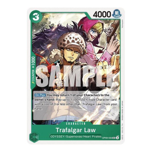 Trafalgar Law (OP09) #OP09-030 Uncommon (Near Mint) Emperors in the New World One Piece Card Game: 2024