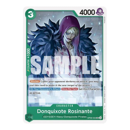 Donquixote Rosinante (032) (OP09) #OP09-032 Uncommon (Near Mint) Emperors in the New World One Piece Card Game: 2024