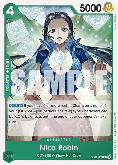 Nico Robin 033 (OP09) #OP09-033 Common (Near Mint) Emperors in the New World One Piece Card Game: 2024