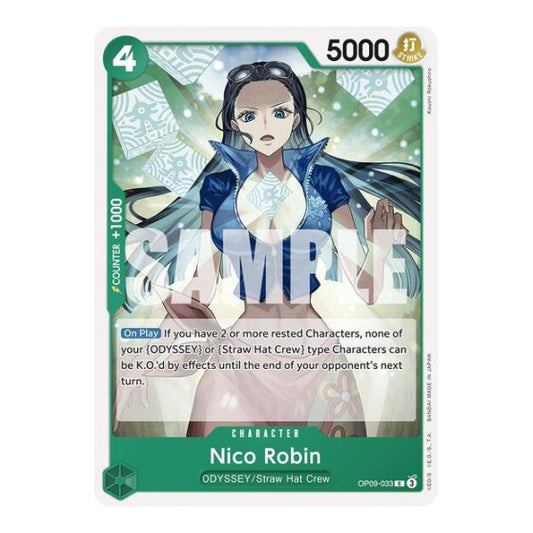 Nico Robin (033) (OP09) #OP09-033 Common (Near Mint) Emperors in the New World One Piece Card Game: 2024