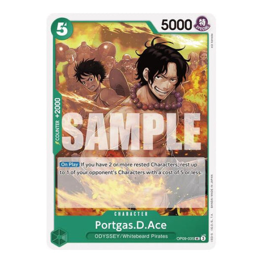 Portgas.D.Ace (OP09) #OP09-035 Uncommon (Near Mint) Emperors in the New World One Piece Card Game: 2024