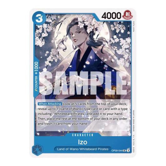 Izo (OP09) #OP09-044 Uncommon (Near Mint) Emperors in the New World One Piece Card Game: 2024
