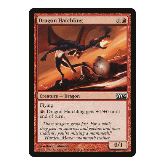 Dragon Hatchling (M13) #128 Common (Lightly Played) Magic 2013 (M13) Magic: The Gathering: 2012