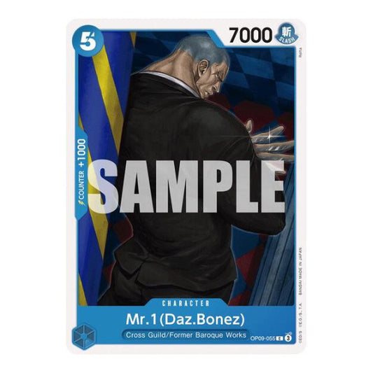 Mr.1(Daz.Bonez) (OP09) #OP09-055 Common (Near Mint) Emperors in the New World One Piece Card Game: 2024