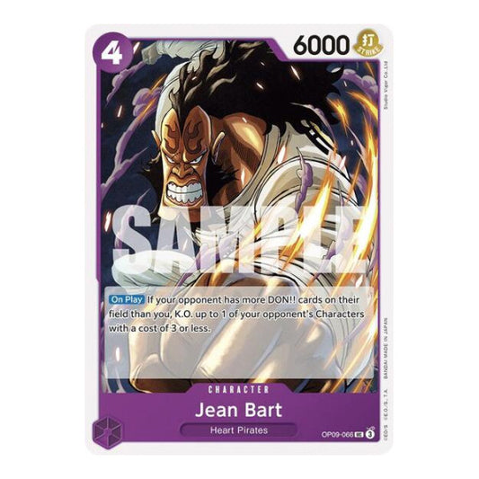 Jean Bart (OP09) #OP09-066 Uncommon (Near Mint) Emperors in the New World One Piece Card Game: 2024