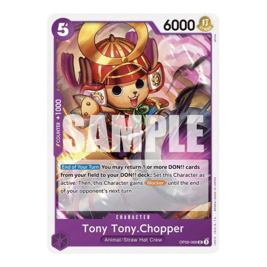 Tony Tony.Chopper (068) (OP09) #OP09-068 Uncommon (Near Mint) Emperors in the New World One Piece Card Game: 2024