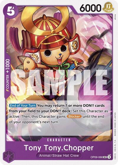 Tony TonyChopper 068 (OP09) #OP09-068 Uncommon (Near Mint) Emperors in the New World One Piece Card Game: 2024