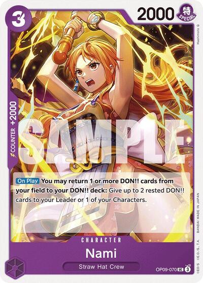 Nami 070 (OP09) #OP09-070 Uncommon (Near Mint) Emperors in the New World One Piece Card Game: 2024