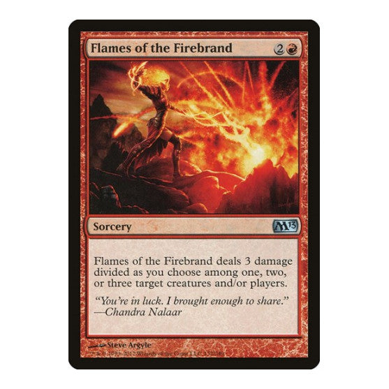 Flames of the Firebrand (M13) #132 Uncommon Magic 2013 (M13) Magic: The Gathering: 2012