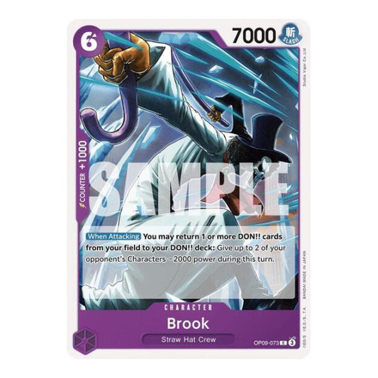 Brook (073) (OP09) #OP09-073 Common (Near Mint) Emperors in the New World One Piece Card Game: 2024
