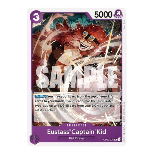 Eustass"Captain"Kid (OP09) #OP09-075 Uncommon (Near Mint) Emperors in the New World One Piece Card Game: 2024