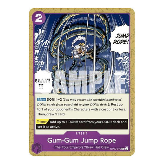 Gum-Gum Jump Rope (OP09) #OP09-079 Common (Near Mint) Emperors in the New World One Piece Card Game: 2024