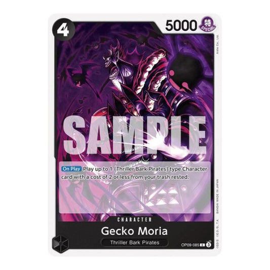 Gecko Moria (OP09) #OP09-085 Common (Near Mint) Emperors in the New World One Piece Card Game: 2024