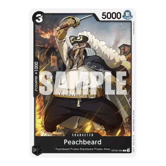 Peachbeard (OP09) #OP09-094 Common (Near Mint) Emperors in the New World One Piece Card Game: 2024