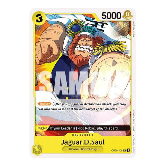 Jaguar.D.Saul (OP09) #OP09-109 Uncommon (Near Mint) Emperors in the New World One Piece Card Game: 2024