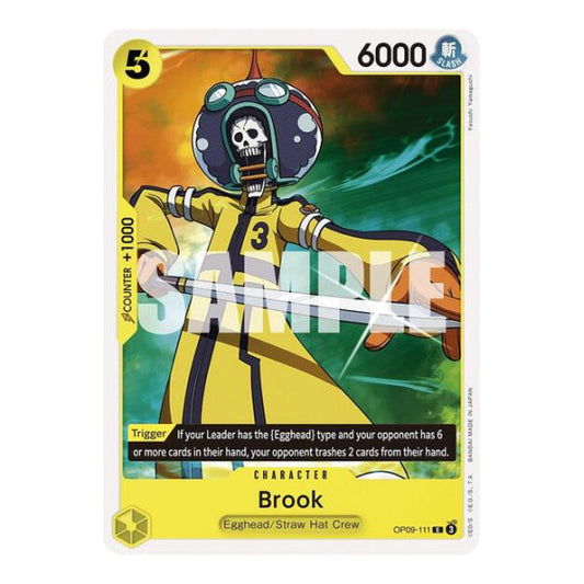 Brook (111) (OP09) #OP09-111 Common (Near Mint) Emperors in the New World One Piece Card Game: 2024
