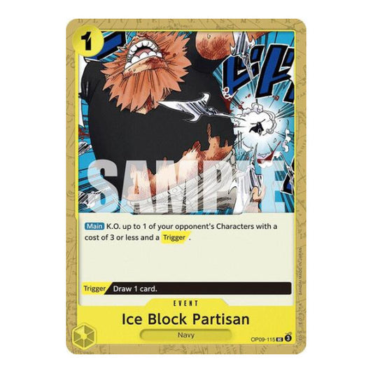 Ice Block Partisan (OP09) #OP09-115 Uncommon (Near Mint) Emperors in the New World One Piece Card Game: 2024