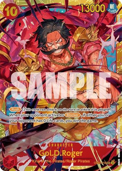 GolDRoger (OP09) #OP09-118 SEC (Foil Near Mint) Emperors in the New World One Piece Card Game: 2024