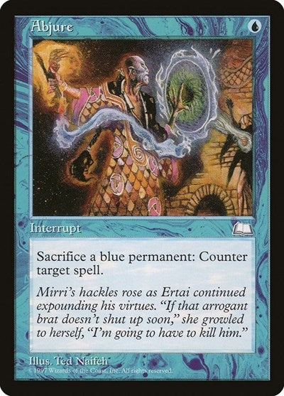 Abjure (WTH) #31 Common (Lightly Played) Weatherlight Magic: 1997
