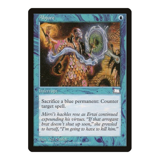 Abjure (WTH) #31 Common Weatherlight Magic: The Gathering: 1997