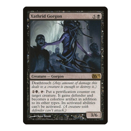 Xathrid Gorgon (M13) #118 Rare Magic 2013 (M13) Magic: The Gathering: 2012
