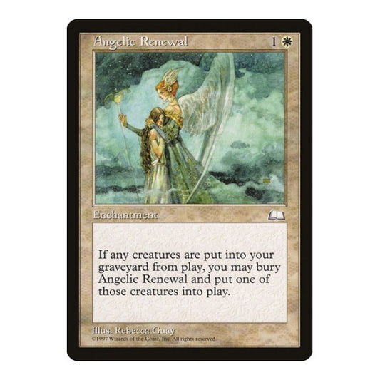 Angelic Renewal (WTH) #4 Common (Moderately Played) Weatherlight Magic: The Gathering: 1997