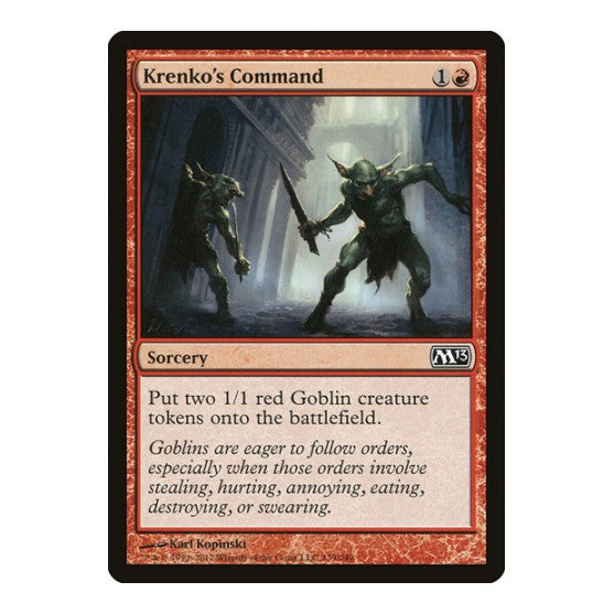 Krenkos Command (M13) #139 Common Magic 2013 (M13) Magic: The Gathering: 2012
