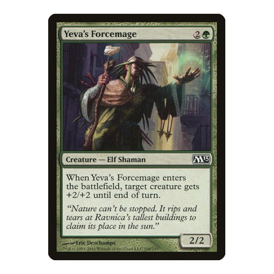 Yevas Forcemage (M13) #198 Common (Lightly Played) Magic 2013 (M13) Magic: The Gathering: 2012