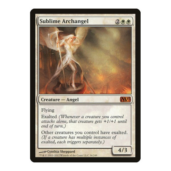 Sublime Archangel (M13) #36 Mythic Rare (Lightly Played) Magic 2013 (M13) Magic: The Gathering: 2012