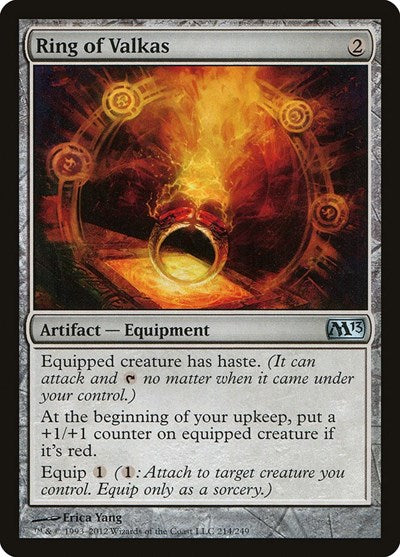 2012 Magic: Magic 2013 (M13) (M13) - Ring of Valkas (#214, Uncommon) (Lightly Played)