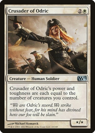 Crusader of Odric (M13) #10 Uncommon (Lightly Played) Magic 2013 (M13) Magic: The Gathering: 2012