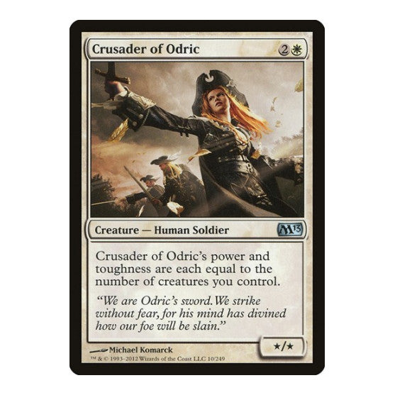 Crusader of Odric (M13) #10 Uncommon (Lightly Played) Magic 2013 (M13) Magic: The Gathering: 2012