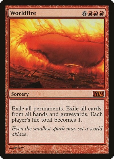 Worldfire (M13) #158 Mythic Rare (Near Mint) Magic 2013 (M13) Magic: The Gathering: 2012