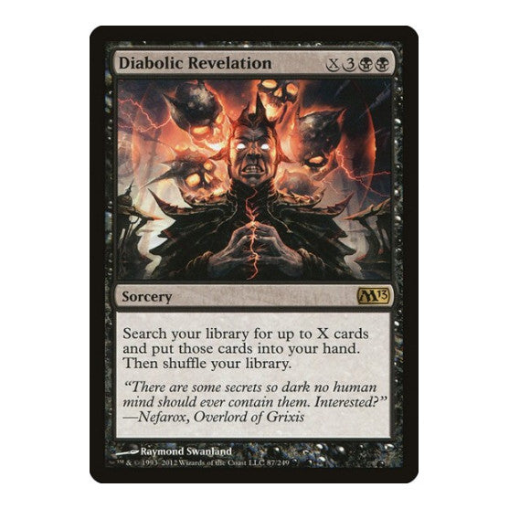 Diabolic Revelation (M13) #87 Rare (Lightly Played) Magic 2013 (M13) Magic: The Gathering: 2012
