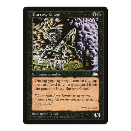 Barrow Ghoul (WTH) #61 Common (Lightly Played) Weatherlight Magic: The Gathering: 1997
