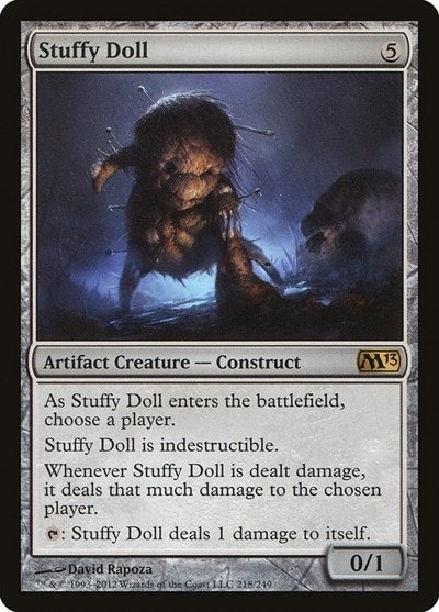 Stuffy Doll (M13) #218 Rare Magic 2013 (M13) Magic: The Gathering: 2012