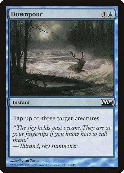Downpour (M13) #48 Common (Lightly Played) Magic 2013 (M13) Magic: The Gathering: 2012