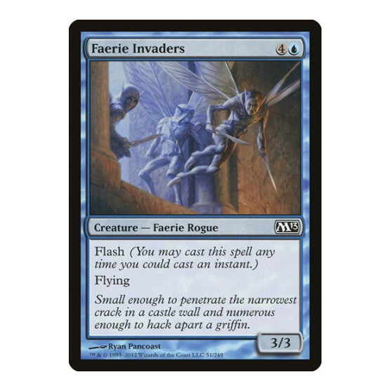 Faerie Invaders (M13) #51 Common Magic 2013 (M13) Magic: The Gathering: 2012