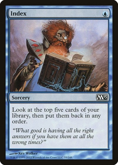 Index (M13) #55 Common (Lightly Played) Magic 2013 (M13) Magic: The Gathering: 2012