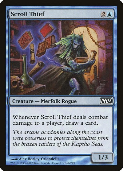 Scroll Thief (M13) #66 Common (Lightly Played) Magic 2013 (M13) Magic: 2012