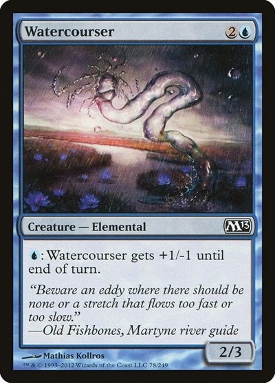 Watercourser (M13) #78 Common (Heavily Played) Magic 2013 (M13) Magic: The Gathering: 2012