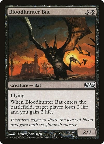 Bloodhunter Bat (M13) #82 Common (Lightly Played) Magic 2013 (M13) Magic: The Gathering: 2012